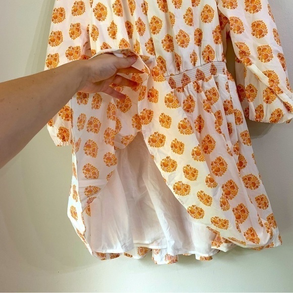 NEW J Crew Dress Floral Medallion
Smocked Cottagecore Boho Spring
Summer White - Picture 10 of 15